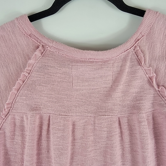 Pilcro | Anthropologie Diana Pullover Ruffle Raglan Top, Size M - Picture 11 of 13